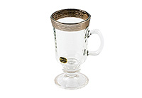 Набор чашек для глинтвейна из богемского стекла 200 мл