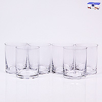 Набор бокалов для виски из стекла (стаканы) 320 мл