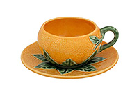 Кофейная чашка с блюдцем керамическая (Шапо кофейное или пара) 100 мл