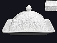 Масленка керамическая с крышкой 17 см