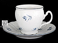 Набор чайных чашек с блюдцами фарфоровых (Набор чайных пар или шапо) 240 мл бочка