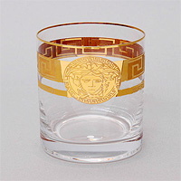 Набор бокалов для виски из богемского стекла (стаканы) большие