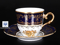 Набор кофейных чашек с блюдцами фарфоровых (Набор кофейных пар или шапо) 170 мл