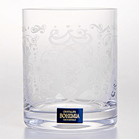 Набор бокалов для виски из богемского стекла (стаканы) 320 мл