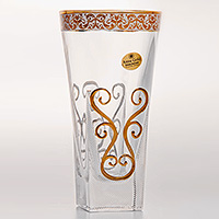 Набор бокалов для воды из богемского стекла (стаканы) 384 мл