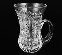 Набор чайных кружек (стаканов) из хрусталя армуды