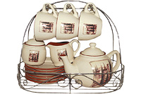 Чайный сервиз из керамики 15 предметов