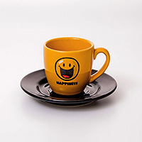 Кофейная чашка с блюдцем керамическая (Шапо кофейное или пара) эспрессо 65 мл