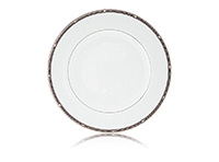 Тарелка из костяного фарфора 22 см закусочная