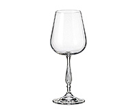 Набор бокалов для вина из богемского стекла (фужеры) 330 мл