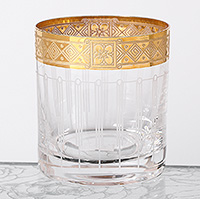 Набор бокалов для виски из богемского стекла (стаканы) 280 мл