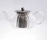 Заварочный чайник с крышкой стеклянный 23x15x13 см