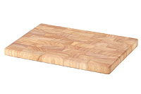 Разделочная доска из каучукового дерева 30x21,5x2 см