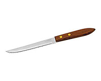 Нож кухонный из нержавеющей стали и дерева 21 см
