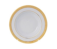 Набор глубоких (суповых) фарфоровых тарелок 22,5 см