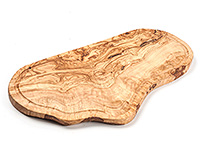 Разделочная доска из оливы 45 см с желобком