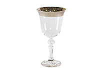 Набор бокалов для вина из богемского стекла (фужеры) 180 мл