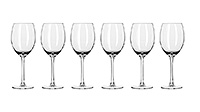 Набор бокалов для вина из стекла (фужеры) 440 мл