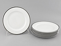 Набор фарфоровых тарелок 25 см