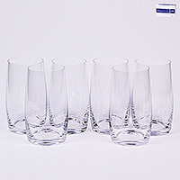 Набор бокалов для воды из стекла (стаканы) 380 мл
