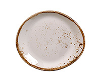 Тарелка фарфоровая 15,5х13х2 см пирожковая