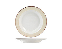 Тарелка глубокая (суповая) фарфоровая 21,5×2,5 см