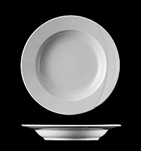 Тарелка глубокая (суповая) фарфоровая 290 мл