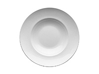 Тарелка глубокая (суповая) фарфоровая 26,2×4 см