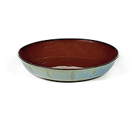 Блюдо круглое сервировочное керамическое (Круг) 17,5x3 см глубокое