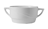 Тарелка для супа фарфоровая (Бульонница) 250 мл