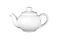 Заварочный чайник с крышкой фарфоровый 425 мл