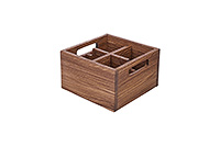 Ящик для сервировки стола из дуба 10x17x17 см