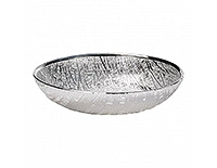 Фруктовница из стекла с серебряным покрытием (Ваза для фруктов) 18 см