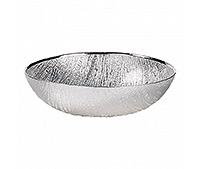 Фруктовница из стекла с серебряным покрытием (Ваза для фруктов) 25 см