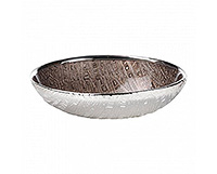 Фруктовница из стекла с серебряным покрытием (Ваза для фруктов) 18 см