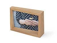 Рамка для фотографий из дерева и стекла 16,6х11,4х4,8 см
