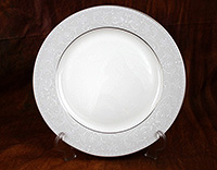 Тарелка фарфоровая закусочная 21 см