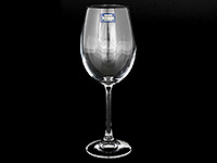 Набор бокалов для вина из богемского стекла (фужеры) 280 мл