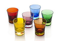 Набор бокалов для воды из стекла (стаканы) 220 мл