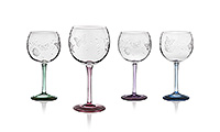 Набор бокалов для красного вина из стекла (фужеры) 440 мл