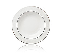 Тарелка глубокая (суповая) из костяного фарфора 22,5 см