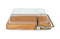 Сырница деревянная с крышкой 31,5x23,5x10 см