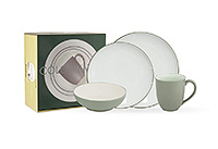 Чайно-столовый сервиз из керамики 4 предмета (обеденный сервиз)