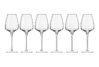 Набор бокалов для красного вина из стекла (фужеры) 560 мл