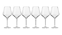 Набор бокалов для красного вина из стекла (фужеры) 490 мл