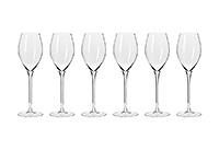 Набор бокалов для вина из стекла (фужеры) 280 мл