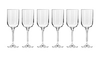 Набор бокалов для красного вина из стекла (фужеры) 350 мл