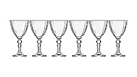 Набор бокалов для красного вина из стекла (фужеры) 250 мл
