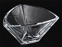 Конфетница из богемского стекла (Ваза для конфет) 18 см