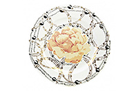 Тарелка из костяного фарфора 21 см десертная